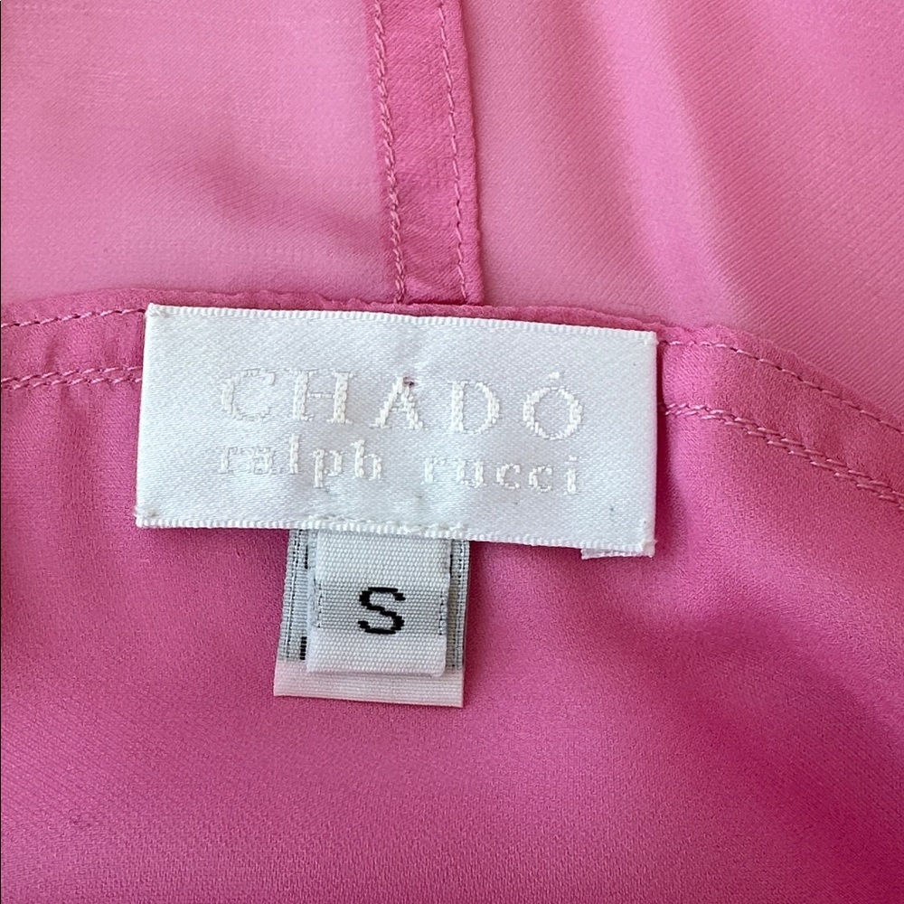 Chado Ralph Rucci Silk Chiffon Tunic S/M - Picture 9 of 14